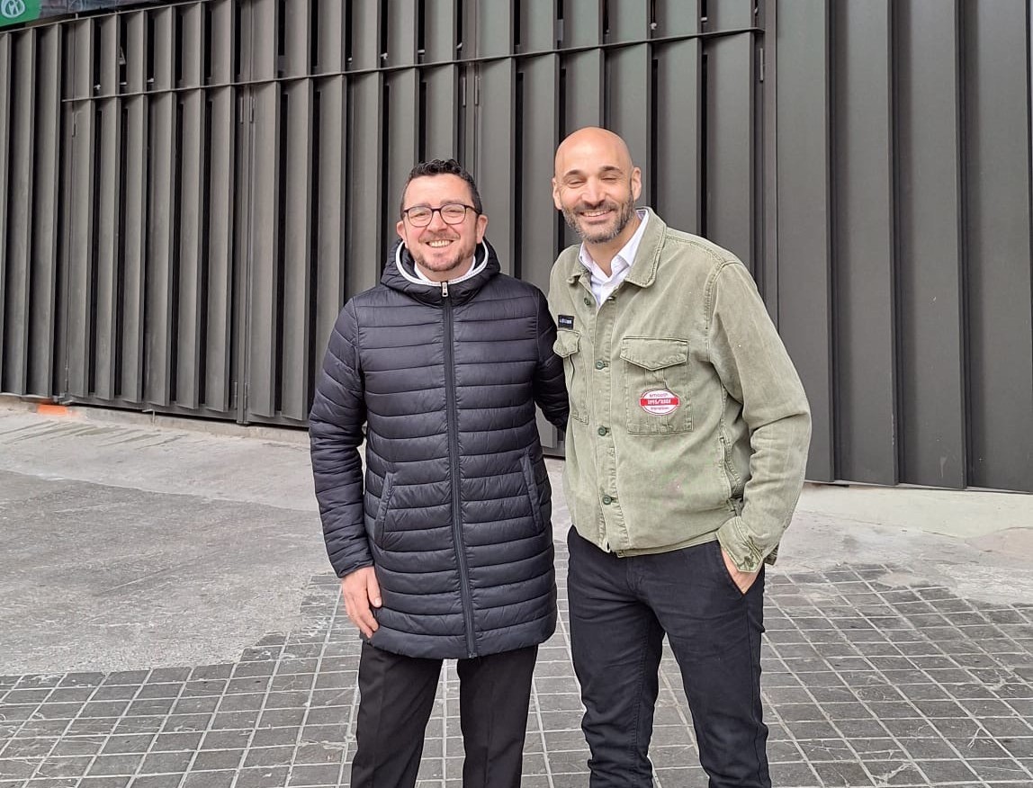 Maestros cortadores Izquierdo García en cóctel privado de alta gama en el Santiago Bernabéu