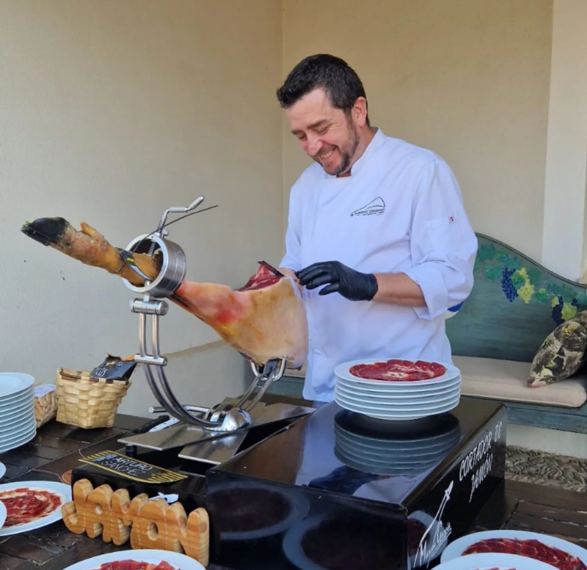 Selección de jamones ibéricos de bellota para bodas y eventos exclusivos en La Rioja