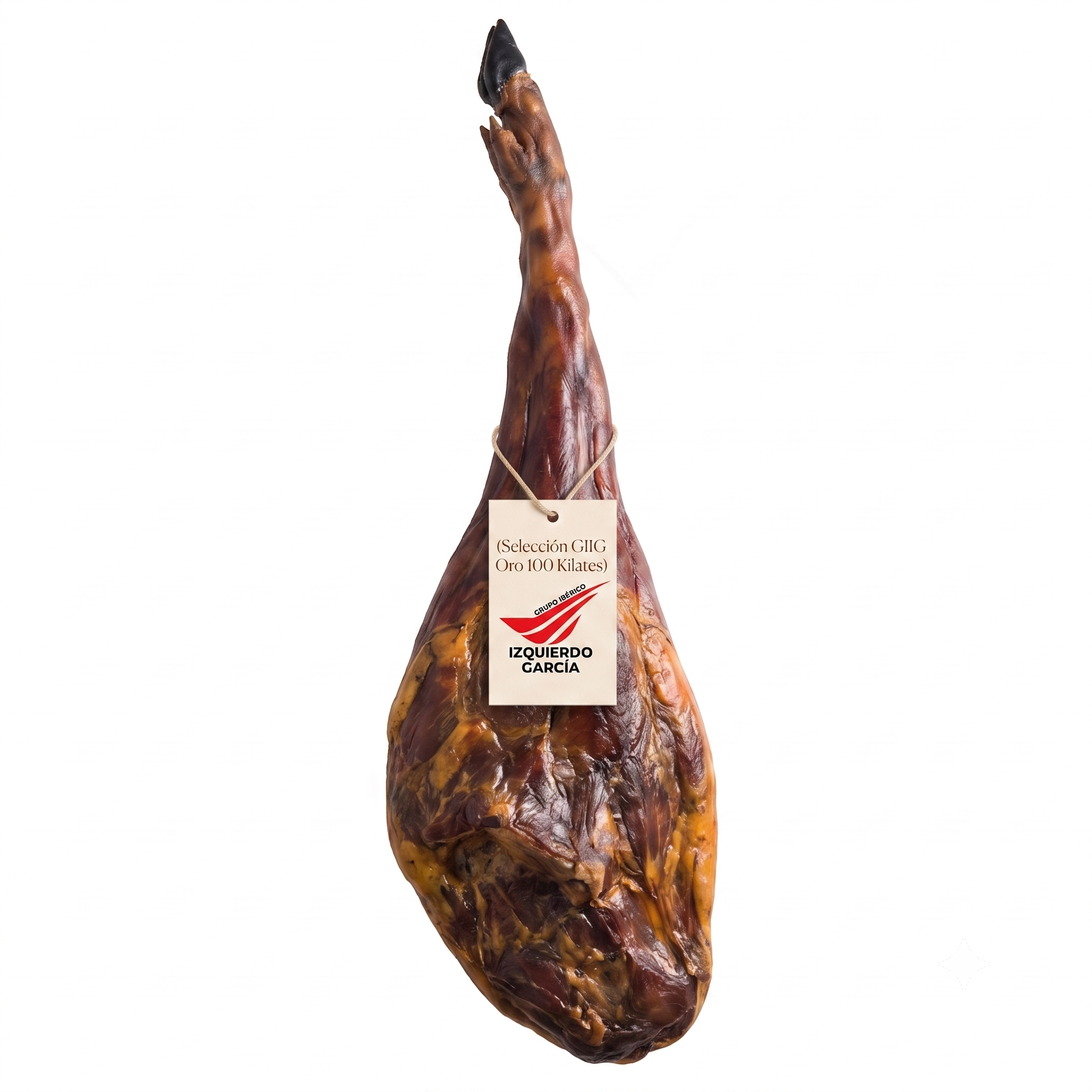Jamón Ibérico de Bellota 100% Pata Negra GIIG, máxima selección gourmet